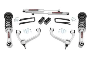 Ford F-150 Suspension Lift Kit - Rough Country - 3 Inch Lift Kit - Red - '09-'13 Ford F-150 Suspension Lift Kit - Rough Country - 3 Inch Lift Kit - Red - '09-'13